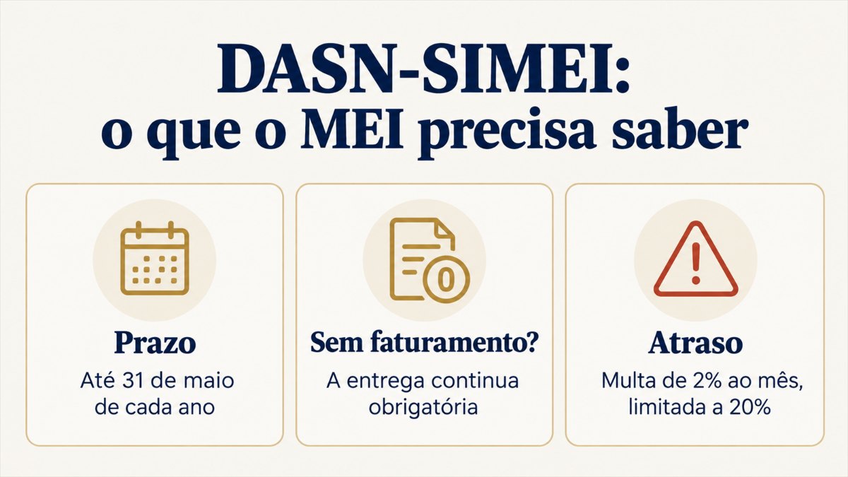DASN-SIMEI: prazo, obrigação sem faturamento e multa por atraso